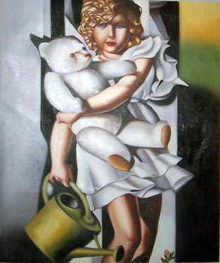 Vendita falso d'autore Mademoiselle Rachou di De Lempicka